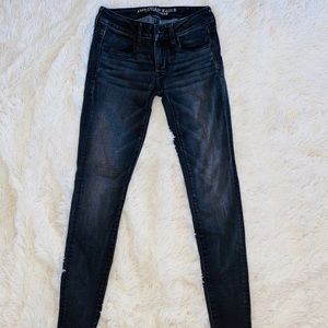 dark grey skinny jeans